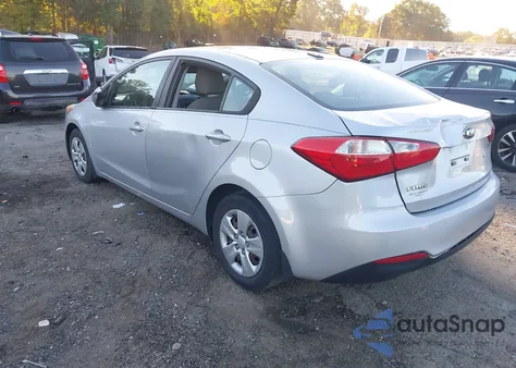 2015 Kia Forte Lx из США, поврежденный, VIN KNAFK4A65F5340364